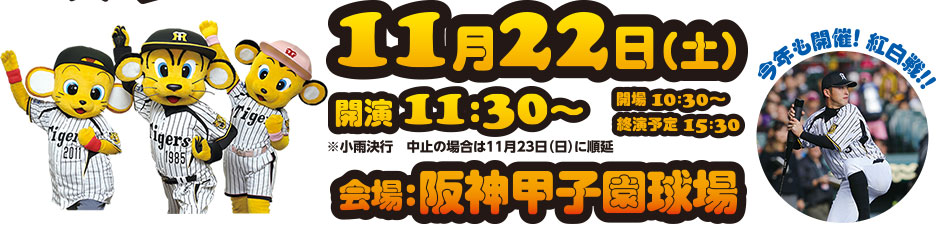 11月22日（土） 阪神甲子園球場
