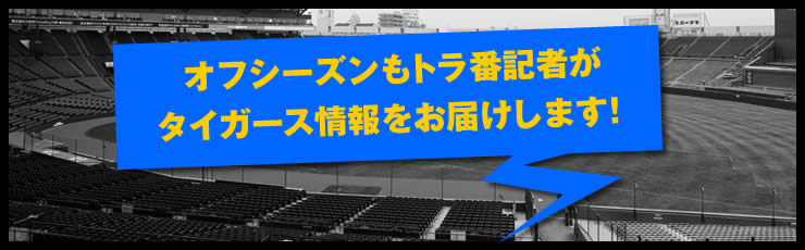 オフシーズンもトラ番記者がタイガース情報をお届けします！