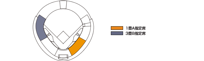 ほっともっとフィールド神戸 座席図