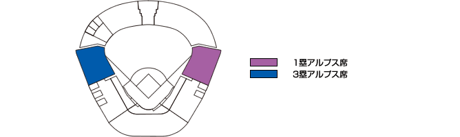 阪神甲子園球場 座席図
