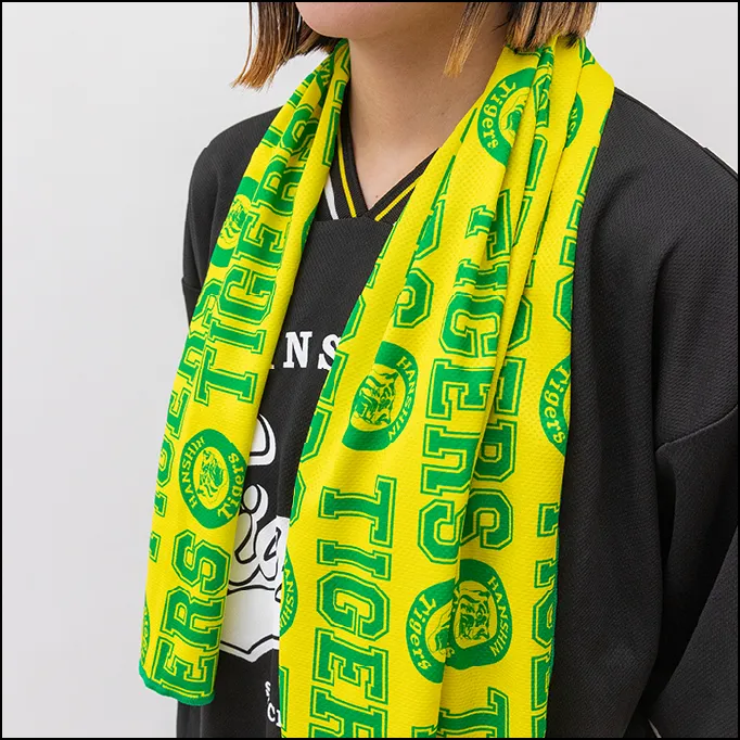 ネックポーチ付きクールタオル