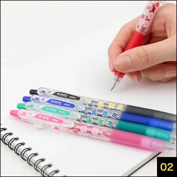 ゲルインキボールペン ジュース5本セット