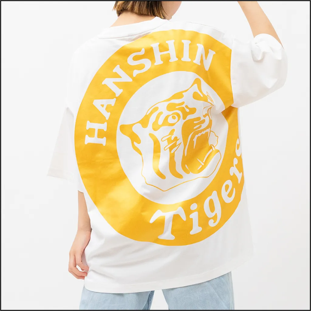 ビッグ虎プリントTシャツ（ホワイト）バックプリント