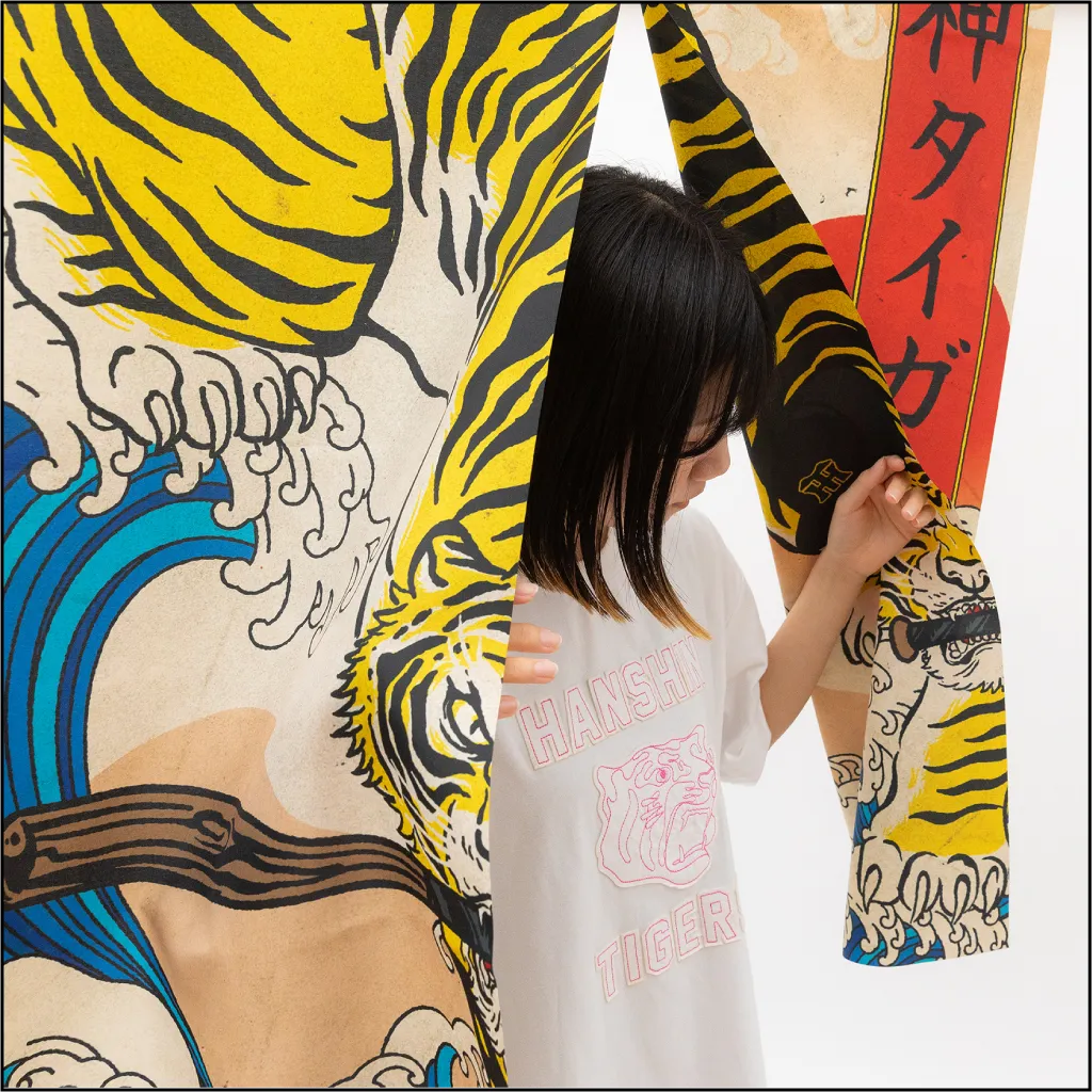 浮世絵風のれん