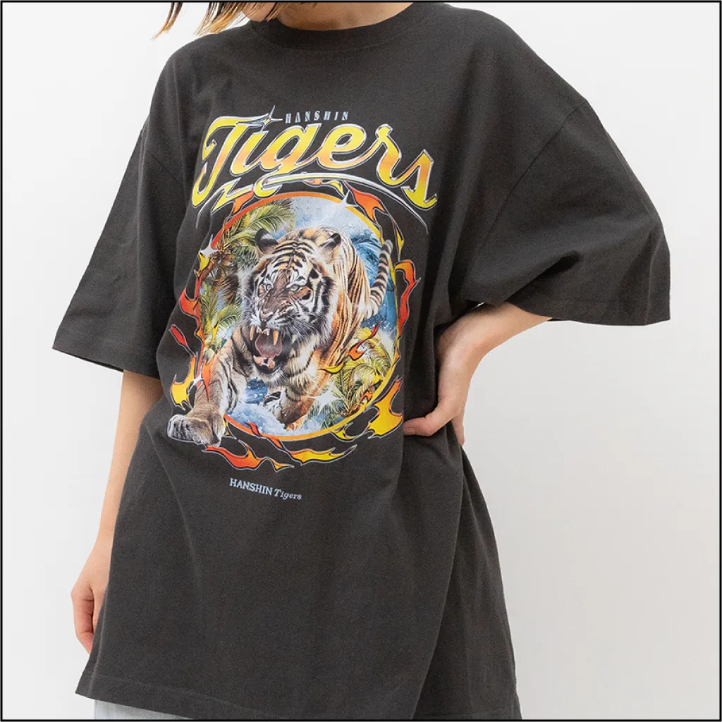 SURFING TIGER Tシャツ（スミ）